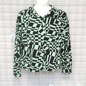 Asos Design Bell Sleeve Collar Button Down Size 18